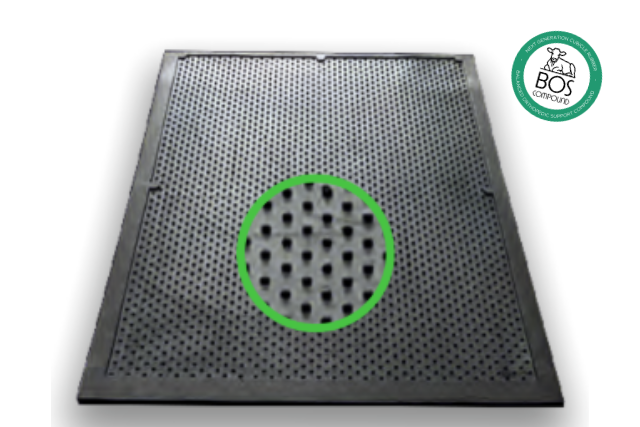 Std Straight Edge Cow Mat