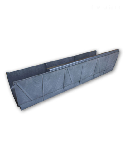 [OKP-1320] Plastic Profile Edge For Feed Wall